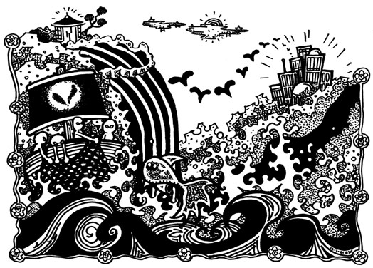 Fish Over Troubled Water