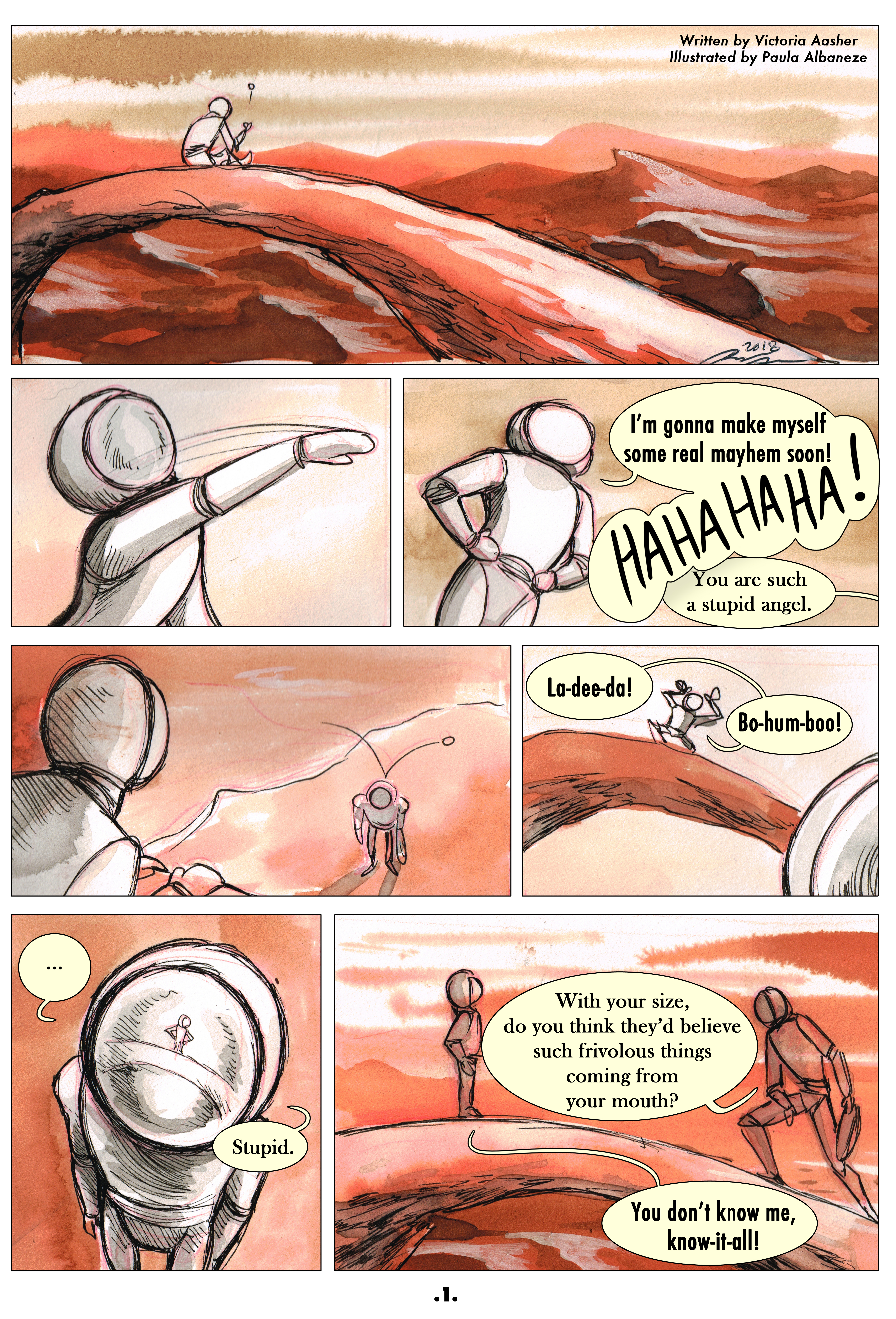 Victoria Aasher's Kairos illustrated by Paula Albaneze